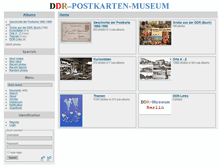 Tablet Screenshot of ddr-postkarten-museum.de